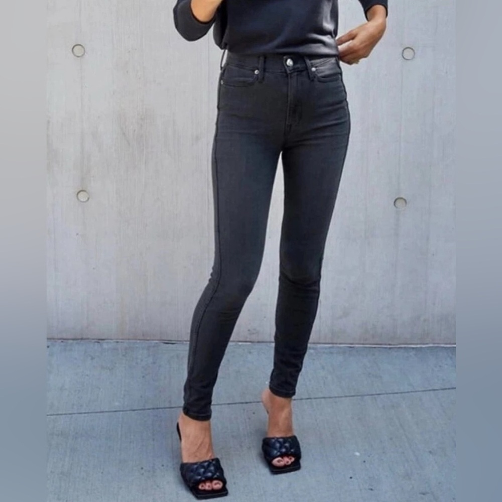AYR Women's Skinny Jeans in Charcoal Gray
